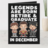 Nur Legenden machen es den ganzen Dezember über! Karte (Vorderseite)