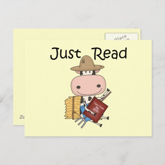 Nur lesen postkarte (Vorne/Hinten)