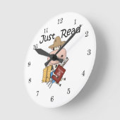 Nur lesen runde wanduhr (Winkel)