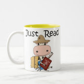 Nur lesen zweifarbige tasse (Links)