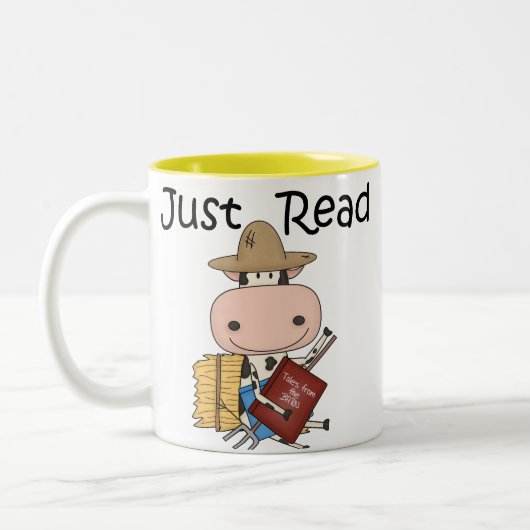 Nur lesen zweifarbige tasse (Links)