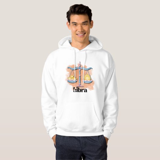 Nur Libra Vibes Hoodie (Vorne ganz)