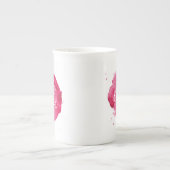 Nur Liebe Aquarell Fine Knochen China Tasse (Vorderseite)