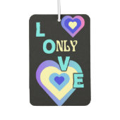 Nur Liebe Autolufterfrischer (Vorderseite)