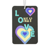 Nur Liebe Autolufterfrischer (Rückseite)