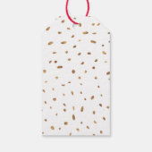 Nur Liebe | Blau Geschenkanhänger (Rückseite)