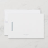 Nur Liebe Blue UAWG RSVP Karte (Rückseite)