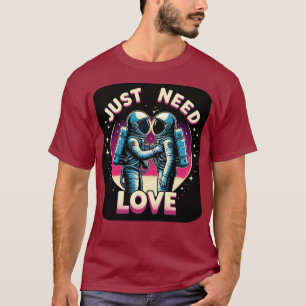 Nur Liebe brauchen - Dunkler T - Shirt