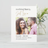 Nur Liebe-EDITABLE-FARBE-Save the Date-Karte Dankeskarte (Stehend Vorderseite)