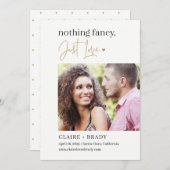 Nur Liebe-EDITABLE-FARBE-Save the Date-Karte Dankeskarte (Vorne/Hinten)