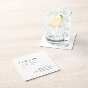 Nur Liebe EDITABLE FARBEN Hochzeiten Untersetzer