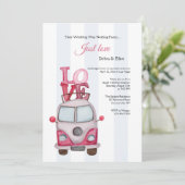 Nur Liebe Einladung (Stehend Vorderseite)