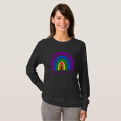 Nur Liebe es LGB Rainbow Pride T-Shirt (Vorne ganz)