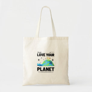 Nur Liebe für Ihren Planeten Tragetasche