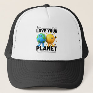 Nur Liebe für Ihren Planeten Truckerkappe