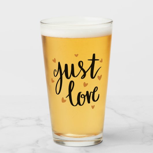 Nur Liebe Glas (Vorne (Gefüllt))