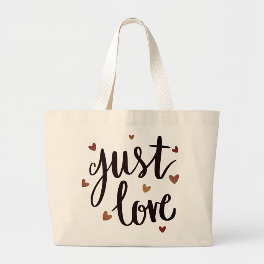 Nur Liebe Jumbo Tasche (Vorne)