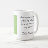 Nur Liebe kann einen Schwanz Wag herstellen Kaffeetasse (VorderseiteRechts)