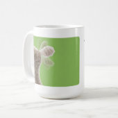 Nur Liebe kann einen Schwanz Wag herstellen Kaffeetasse (Vorderseite Links)