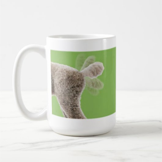 Nur Liebe kann einen Schwanz Wag herstellen Kaffeetasse (Links)