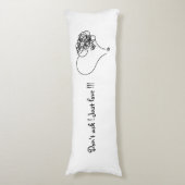 Nur Liebe Kissen (Vorderseite Vertikal)