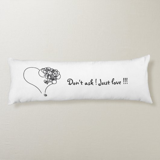 Nur Liebe Kissen (Rückseite)