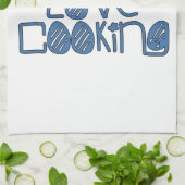 Nur Liebe Kochen Geschirrtuch (Gefaltet)