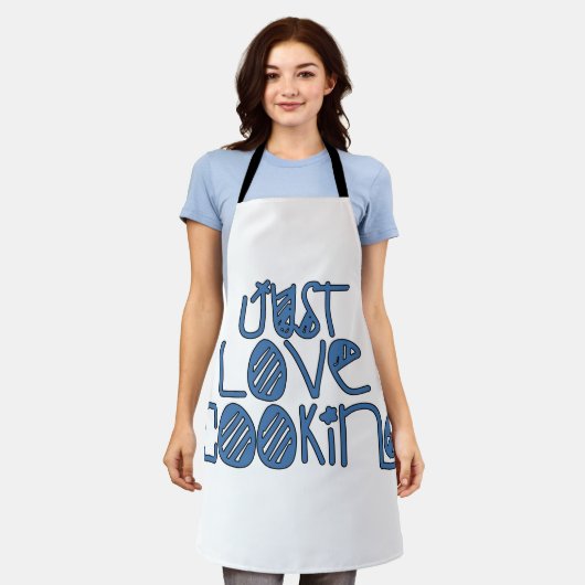 Nur Liebe Kochen Schürze (Getragen)