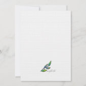 Nur Liebe Nichts Extravagante Einladung Hochzeit (Rückseite)