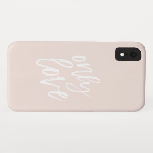 Nur Liebe rosa Case-Mate iPhone Hülle (Rückseite (Horizontal))
