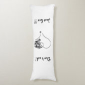 Nur Liebe Seitenschläferkissen (Vorderseite Vertikal)