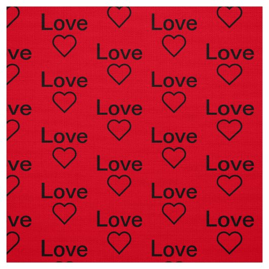 Nur Liebe Stoff (Muster)