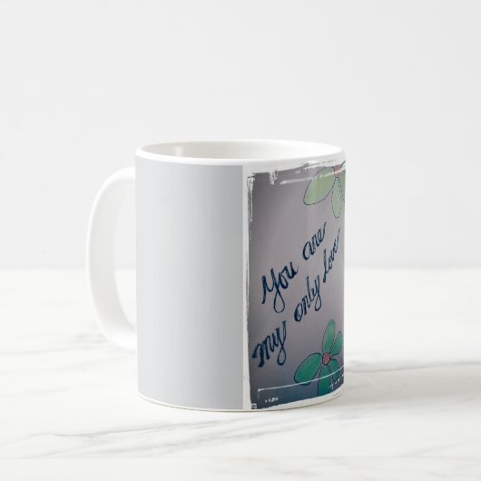 Nur Liebe Tasse (Vorderseite Links)