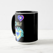 Nur Liebe Tasse (Vorderseite Links)