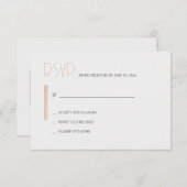 Nur Liebe UAWG RSVP Karte (Vorne/Hinten)