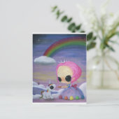 Nur Liebe und Lachen Postkarte (Stehend Vorderseite)