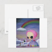Nur Liebe und Lachen Postkarte (Vorne/Hinten)