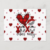 Nur Liebe Vibes Postkarte (Vorderseite)