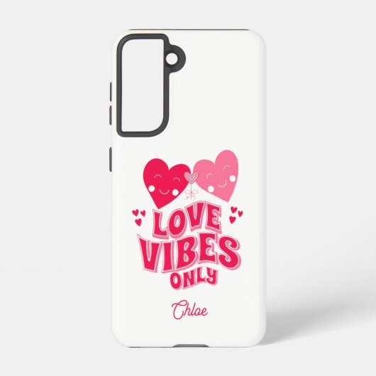 Nur Liebe Vibes Samsung Galaxy Hülle (Rückseite)