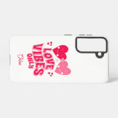 Nur Liebe Vibes Samsung Galaxy Hülle (Rückseite (Horizontal))