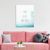 Nur Liebe zählt Leinwanddruck (Insitu (Wohnzimmer))