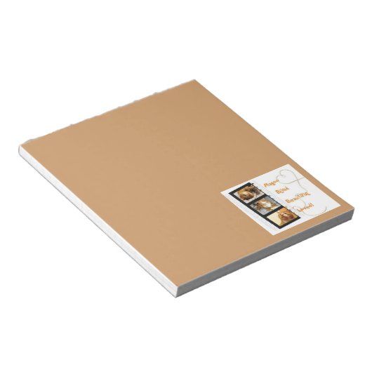 Nur Lieblingstitel Notizblock (angewinkelt)