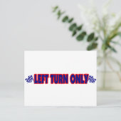 Nur Links Drehung Postkarte (Stehend Vorderseite)