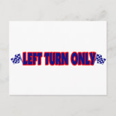 Nur Links Drehung Postkarte (Vorderseite)