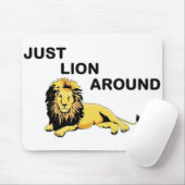 NUR LION RUND MOUSEPAD (Mit Mouse)