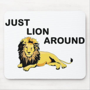 NUR LION RUND MOUSEPAD