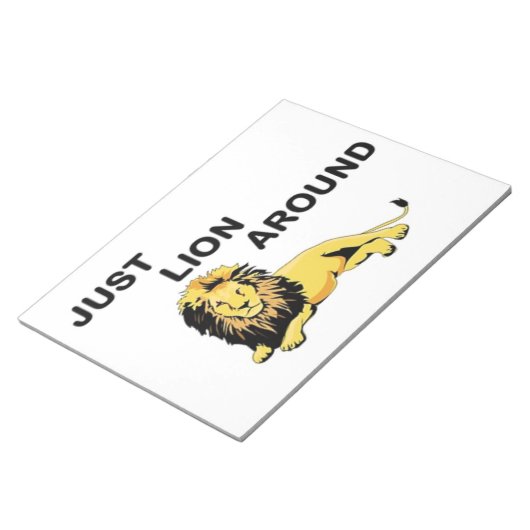 NUR LION RUND NOTIZBLOCK (angewinkelt)