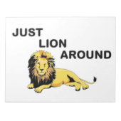 NUR LION RUND NOTIZBLOCK (Vorderseite)