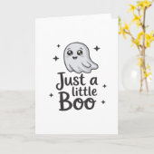 Nur Little Boo Lustiges Design Karte (Gelbe Blume)