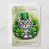 Nur Lucky Vibes: Der ultimative St. Paddy's Day Karte (Vorderseite)